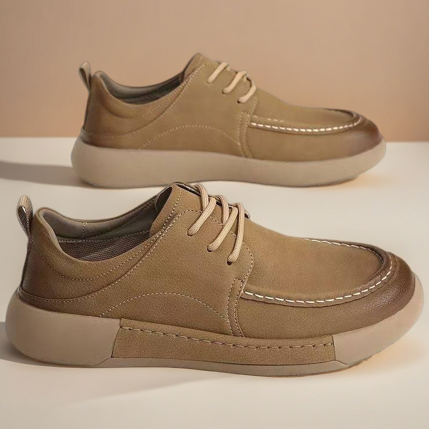 Formal Men Daily Wear Footwear - รองเท้าธุรกิจผู้ชายทรงกว้าง หนังแท้ สวมใส่สบาย ดีไซน์กันลื่น เหมาะสำหรับเท้าใหญ่ ใช้ได้ทุกวันและทำงาน