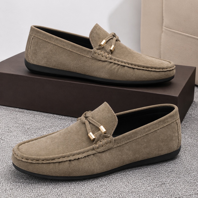 Formal Men Daily Wear Footwear - รองเท้าหนังผู้ชายสไตล์เรียบง่ายสำหรับธุรกิจ แบบผูกเชือก ระบายอากาศได้ดี เหมาะสำหรับใส่ในชีวิตประจำวัน
