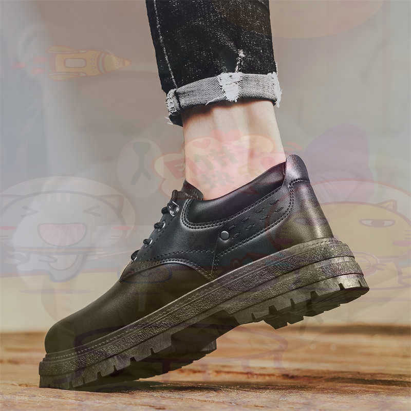 Formal Men Daily Wear Footwear - Dark Natural หนังแฟชั่น Trainers เทนนิสรองเท้าผ้าใบผู้ชายรองเท้าแฟชั่นรองเท้าผ้าใบคุณภาพกีฬาราคาต่ําสุขภาพ