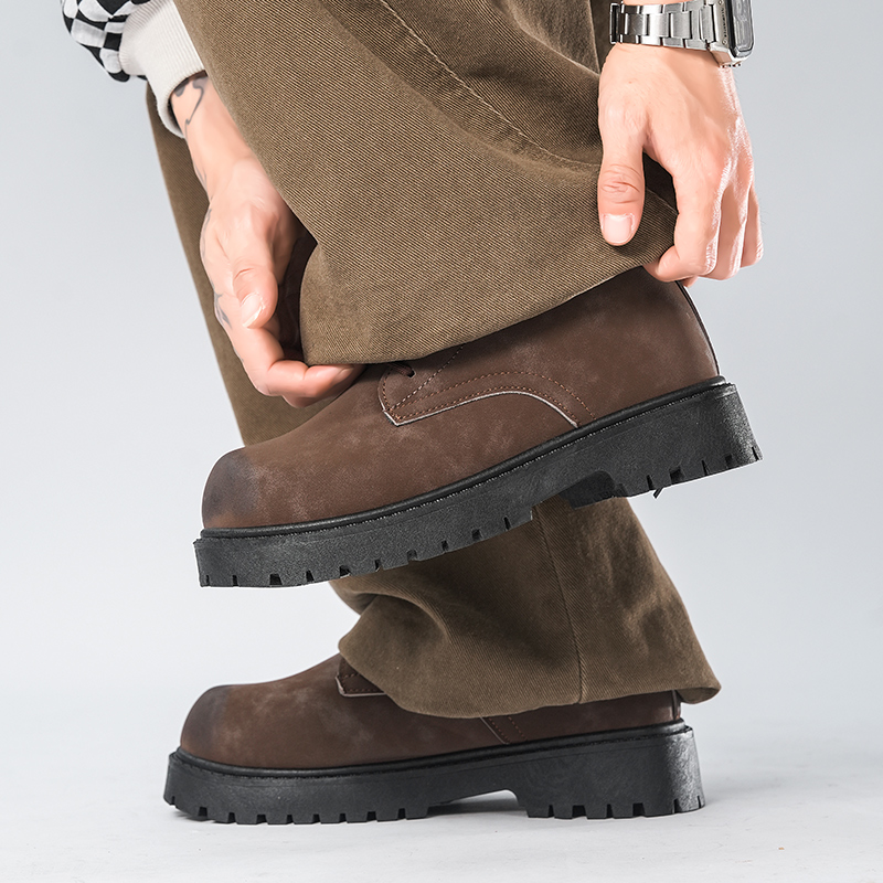 Formal Men Daily Wear Footwear - รองเท้าหนังผู้ชายแบบผูกเชือกทรงเตี้ย สำหรับใส่ทำงาน ทนทาน กันลื่น ใช้ได้ทุกฤดู เหมาะสำหรับใส่ในชีวิตประจำวัน