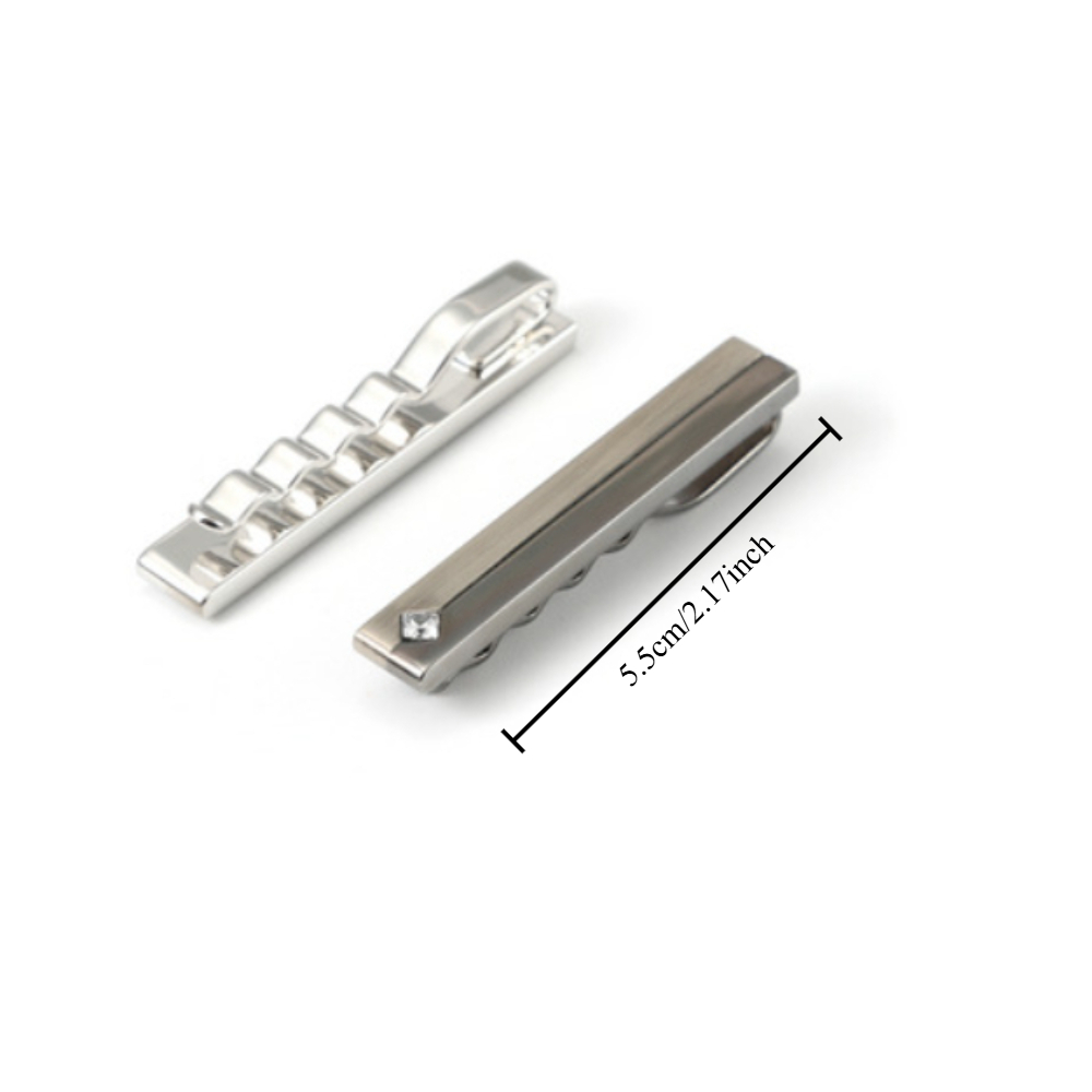 ชุดกระดุมข้อมือและคลิปหนีบเนคไ - Cufflinks Silver Set บทวิจารณ์และราคา