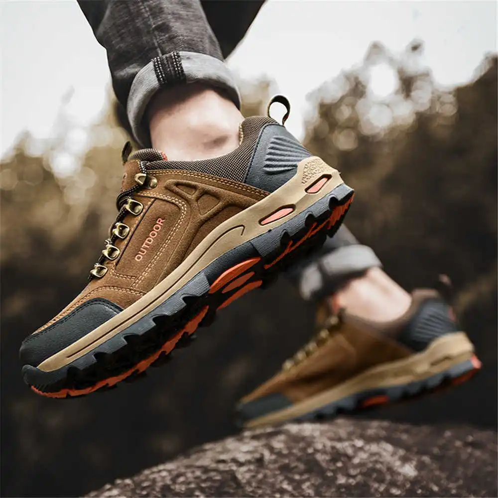 Non-SLIP Lace Up เดินป่าเทนนิส - Formal Men Daily Wear Footwear บทวิจารณ์และราคา