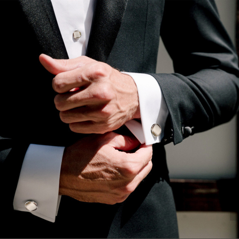ใหม่โบราณเงินสี Cufflink และ S - Cufflinks Silver Set บทวิจารณ์และราคา