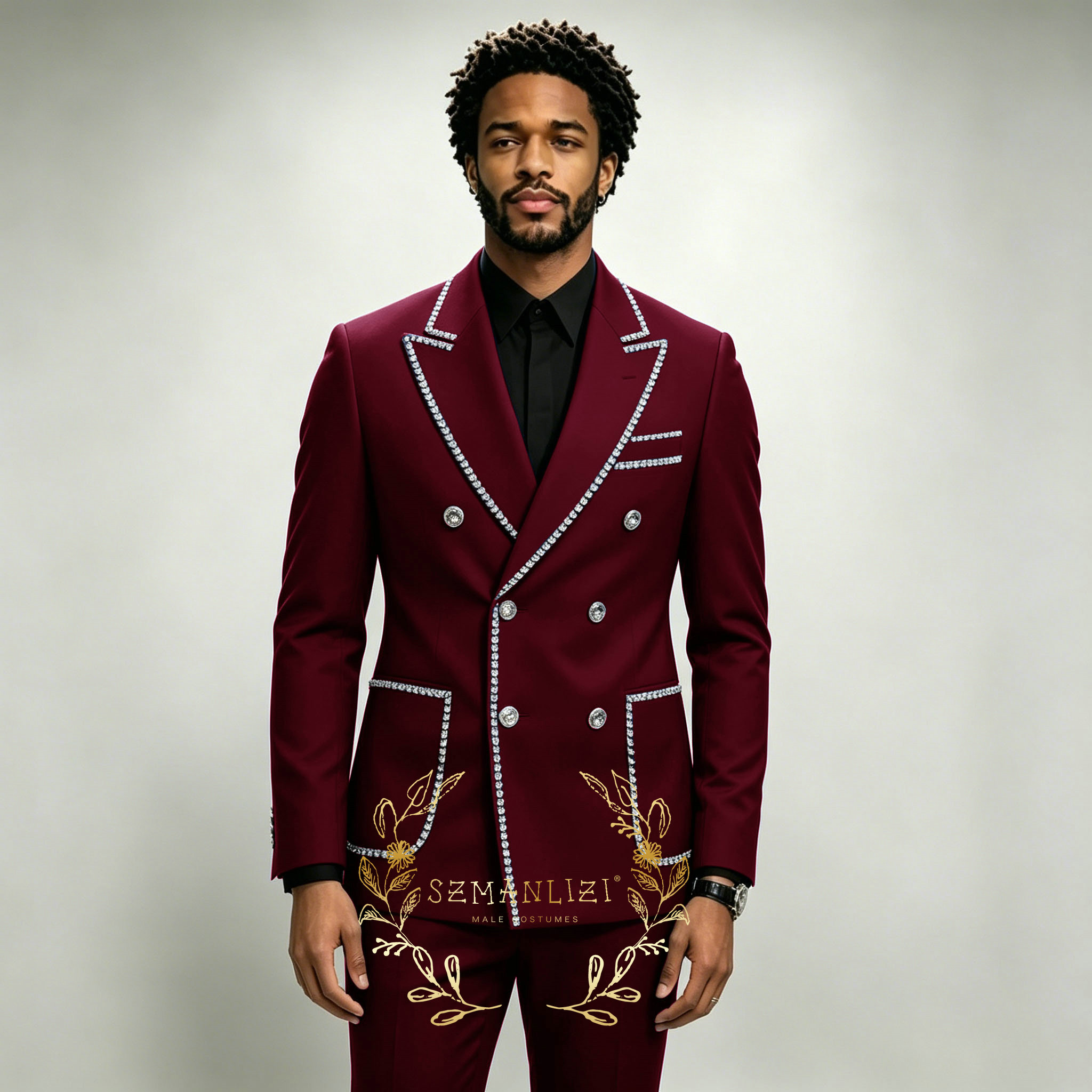 ชุดสูทผู้ชายสุดหรู 2 ชิ้น สีน้ - Men'S Formal Wear In Wedding บทวิจารณ์และราคา