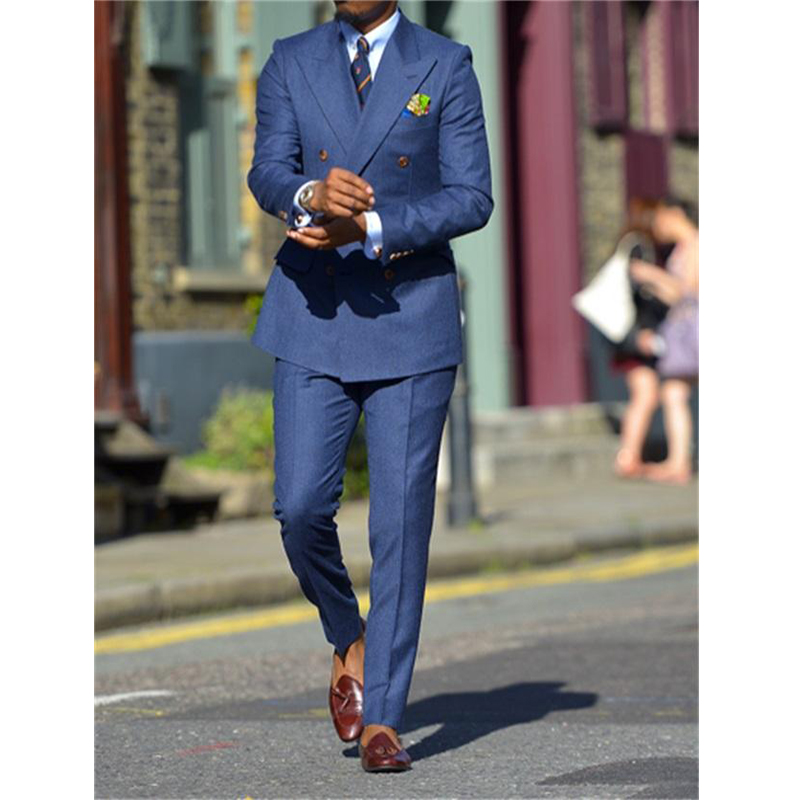 สีน้ำเงินเข้มอย่างเป็นทางการบุ - Men'S Formal Wear In Wedding บทวิจารณ์และราคา