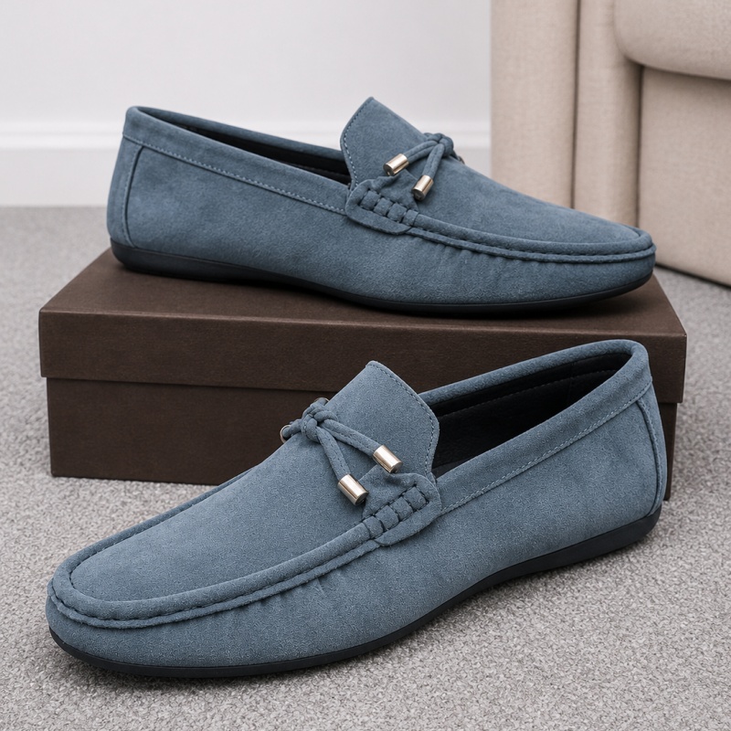 รองเท้าหนังผู้ชายสไตล์เรียบง่า - Formal Men Daily Wear Footwear บทวิจารณ์และราคา