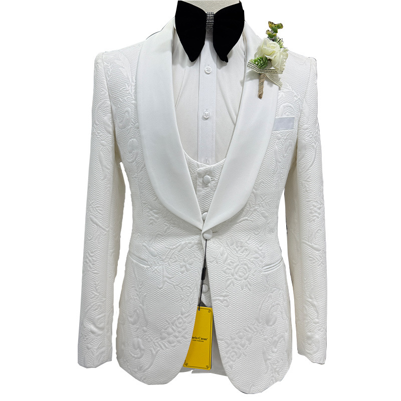 ชุดสูทแต่งงานผู้ชาย สีขาว 3 ชิ - Men'S Formal Wear In Wedding บทวิจารณ์และราคา