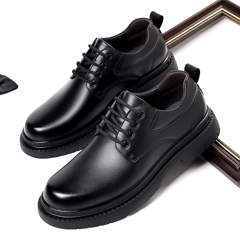 รองเท้าหนังผู้ชายแฟชั่นดีไซน์เ - Formal Men Daily Wear Footwear บทวิจารณ์และราคา