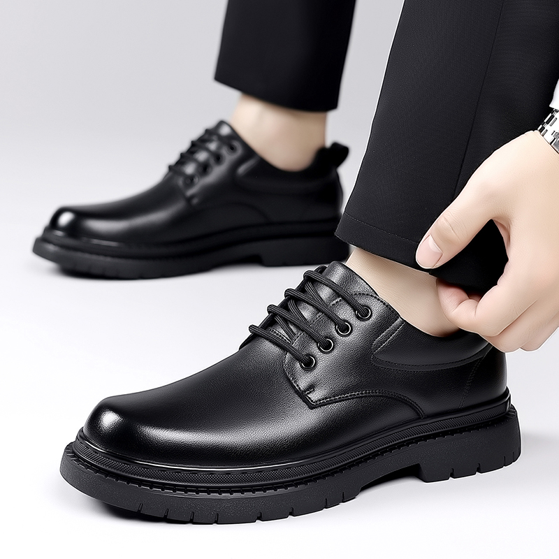 รองเท้าหนังผู้ชายแฟชั่นดีไซน์เ - Formal Men Daily Wear Footwear บทวิจารณ์และราคา