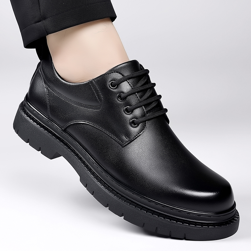 รองเท้าหนังผู้ชายแฟชั่นดีไซน์เ - Formal Men Daily Wear Footwear บทวิจารณ์และราคา
