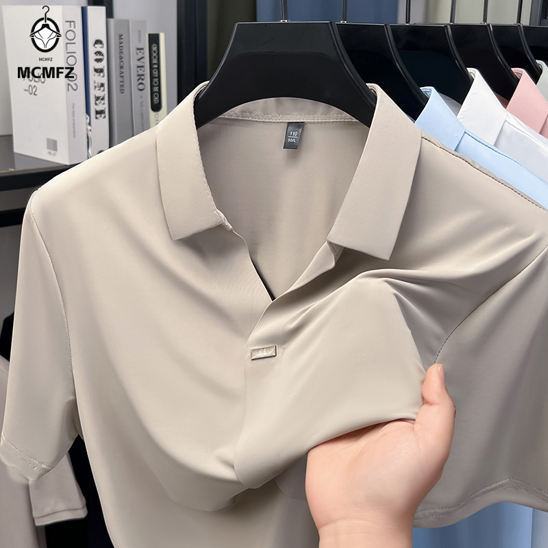 เสื้อเชิ้ตผู้ชายปกเรียบแบบซ่อน - Men Formal Wear For Summer บทวิจารณ์และราคา