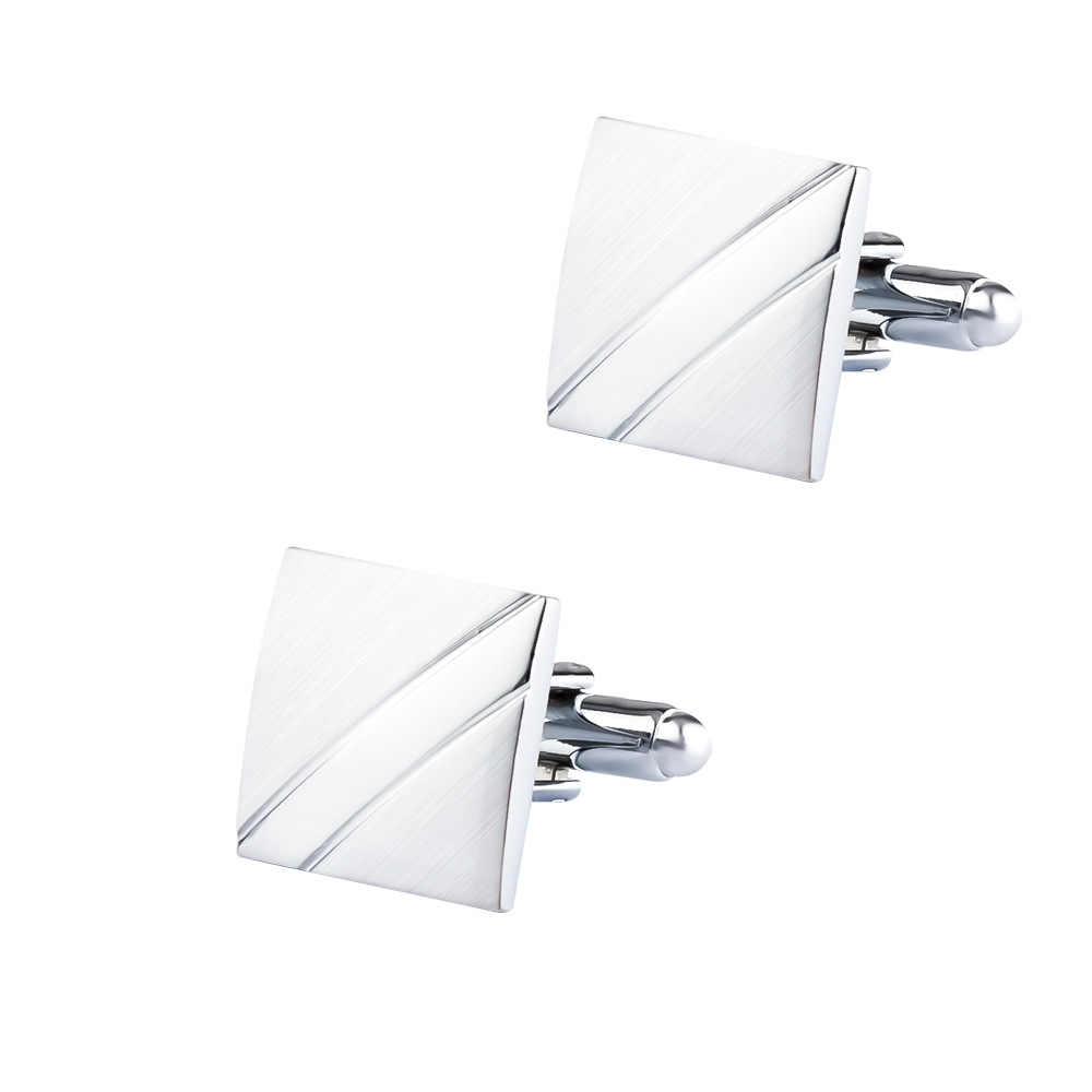 ชุดเซ็ตเข็มกลัดเนคไทและกระดุมข - Cufflinks Silver Set บทวิจารณ์และราคา