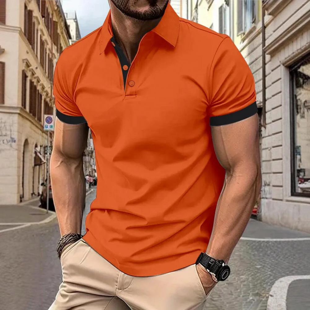 เสื้อผู้ชาย แขนสั้น ปกเสื้อ ทร - Men'S Polo Formal Wear บทวิจารณ์และราคา