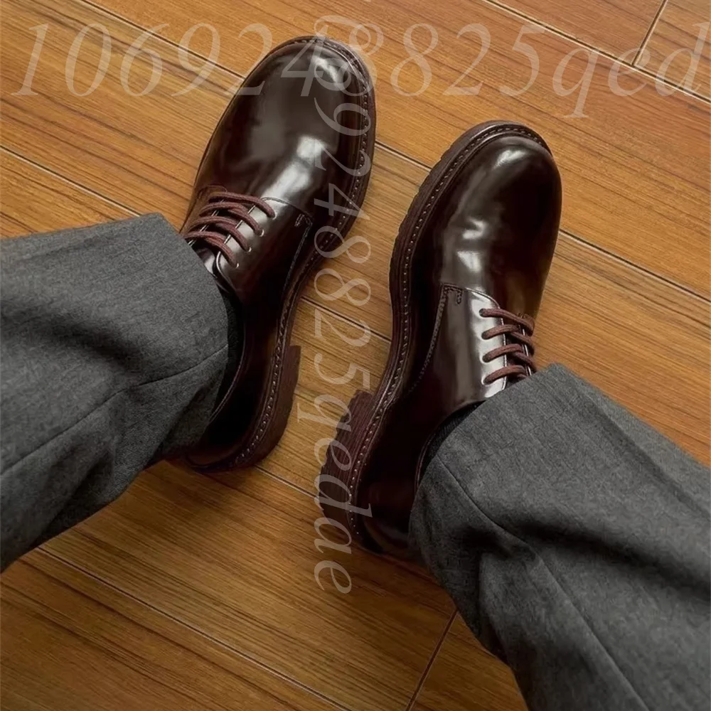 รองเท้าอ็อกซ์ฟอร์ดผูกเชือกสไตล - Formal Men Daily Wear Footwear บทวิจารณ์และราคา