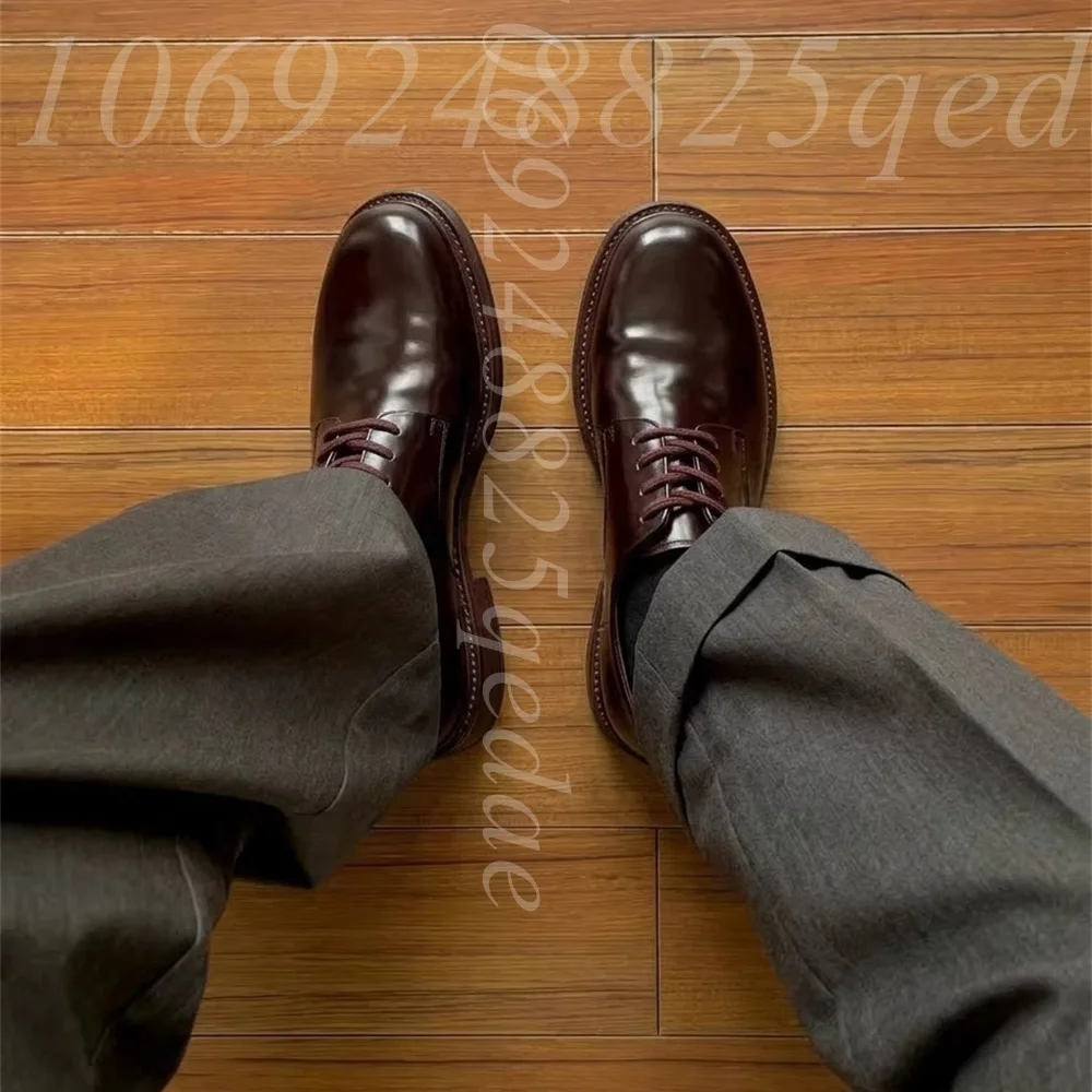 รองเท้าอ็อกซ์ฟอร์ดผูกเชือกสไตล - Formal Men Daily Wear Footwear บทวิจารณ์และราคา