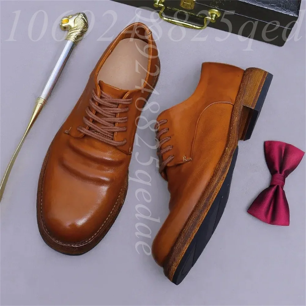รองเท้าอ็อกซ์ฟอร์ดผูกเชือกสไตล - Formal Men Daily Wear Footwear บทวิจารณ์และราคา