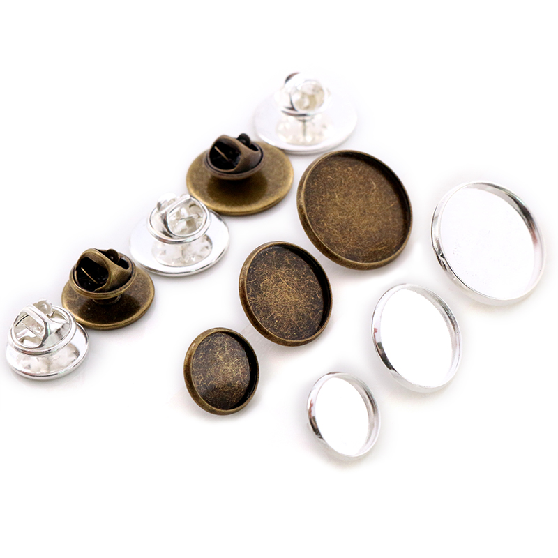 10pcs 12-20 มม.ขนาดด้านใน Silv - Cufflinks Silver Set บทวิจารณ์และราคา