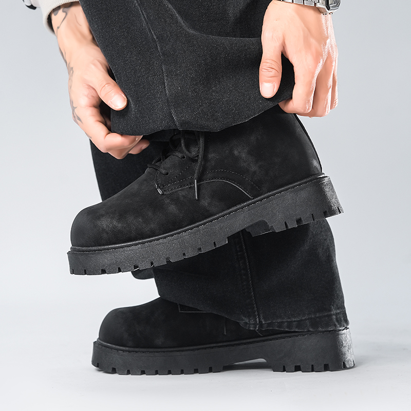 รองเท้าหนังผู้ชายแบบผูกเชือกทร - Formal Men Daily Wear Footwear บทวิจารณ์และราคา