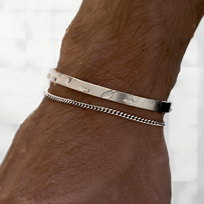STACKABLE สร้อยข้อมือสําหรับชา - Cufflinks Silver Set บทวิจารณ์และราคา