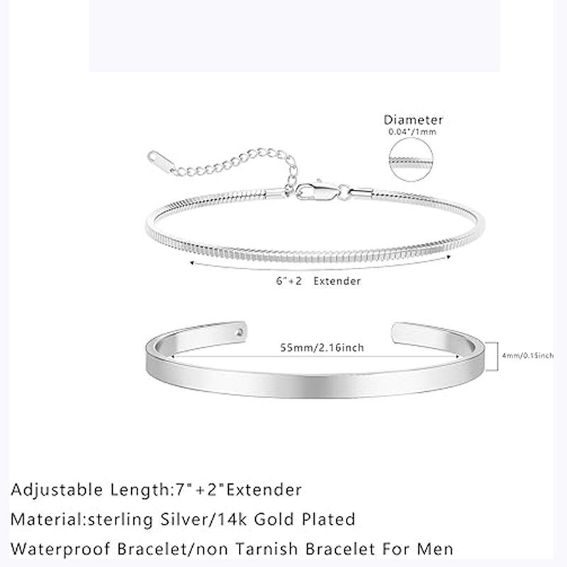 STACKABLE สร้อยข้อมือสําหรับชา - Cufflinks Silver Set บทวิจารณ์และราคา