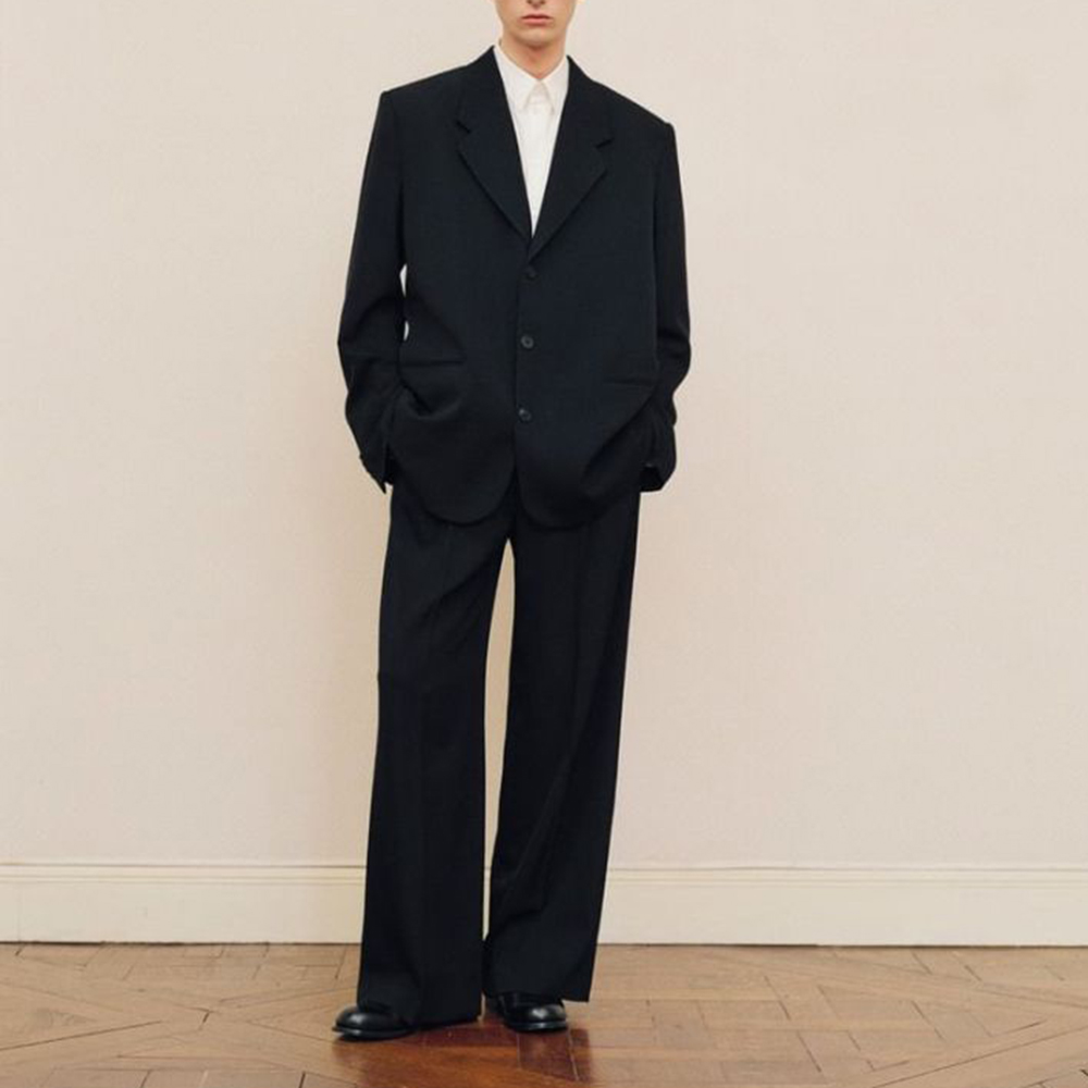 ชุดสูทผู้ชายสีดำทรงโอเวอร์ไซส์ - Men'S Formal Wear In Wedding บทวิจารณ์และราคา