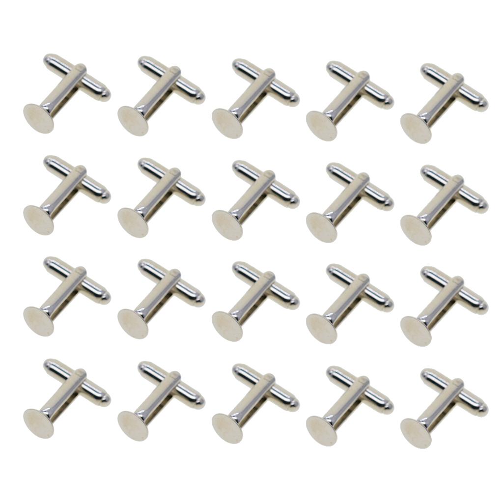 ตัวล็อคกระดุมข้อมือชุบเงิน 20  - Cufflinks Silver Set บทวิจารณ์และราคา